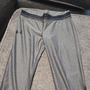 Under Armour Gray Leggings Athletic Fit